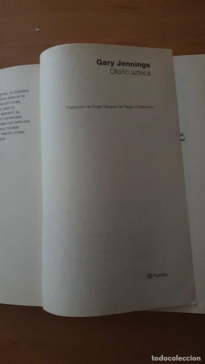 Libros de segunda mano: Oto&ntilde;o Azteca de Gary Jennings - Foto 2