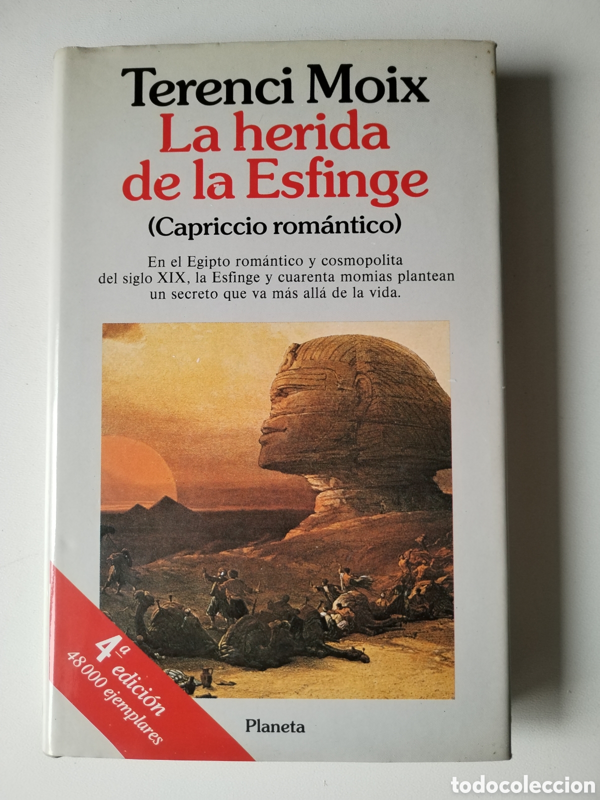 Libros de segunda mano: LA HERIDA DE LA ESFINGE/TERENCI MOIX - Foto 1