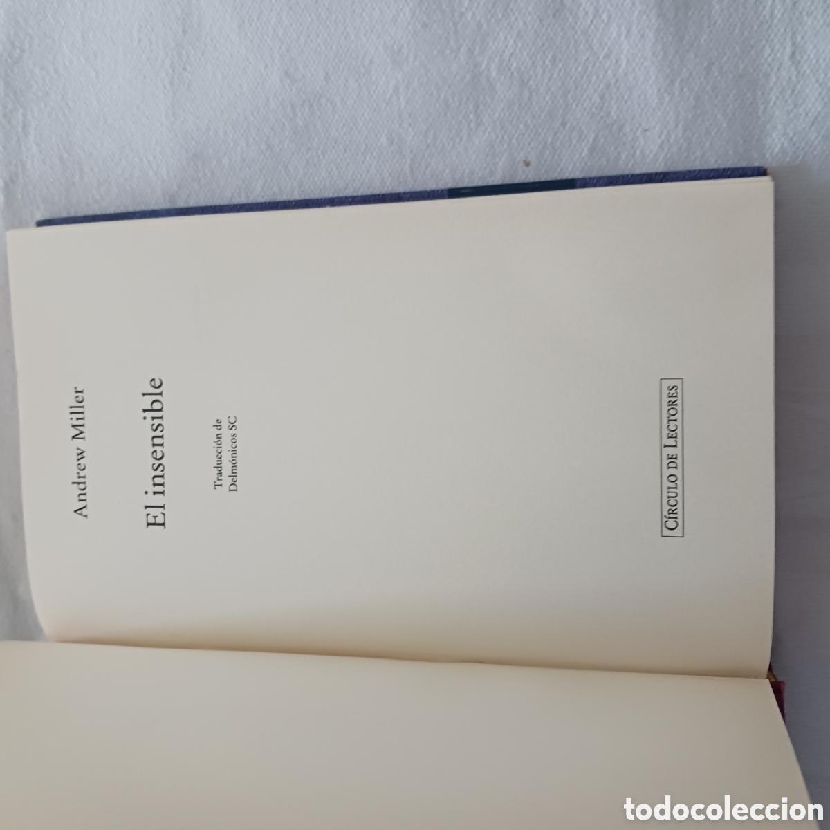 Libros de segunda mano: El insensible de Andrew Miller - Foto 4