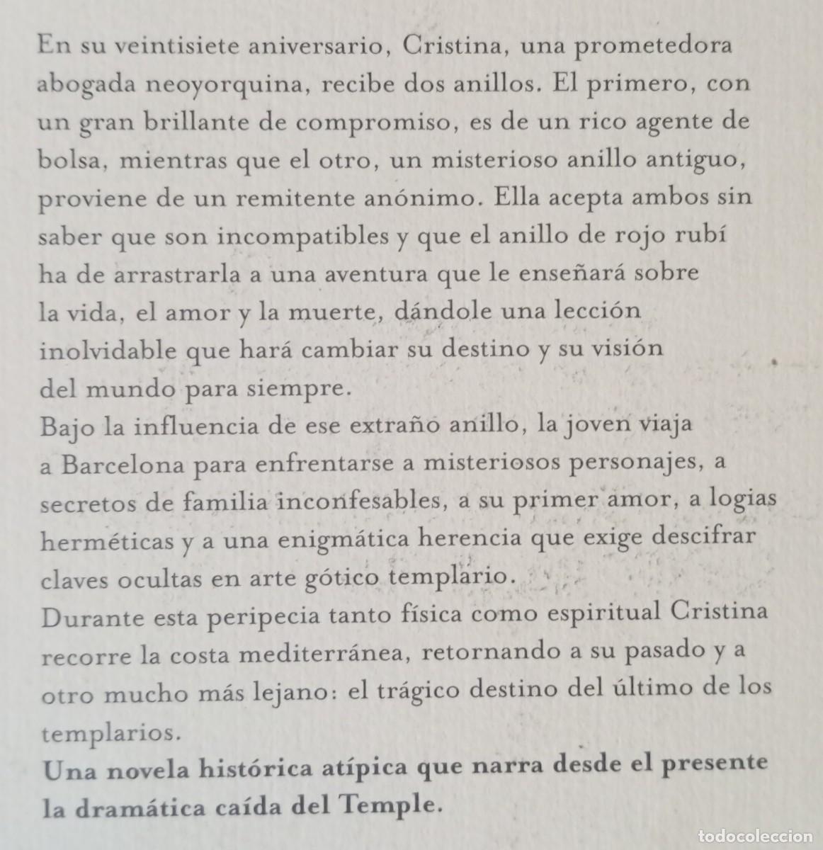 Libros de segunda mano: EL ANILLO - JORGE MOLIST - Foto 2