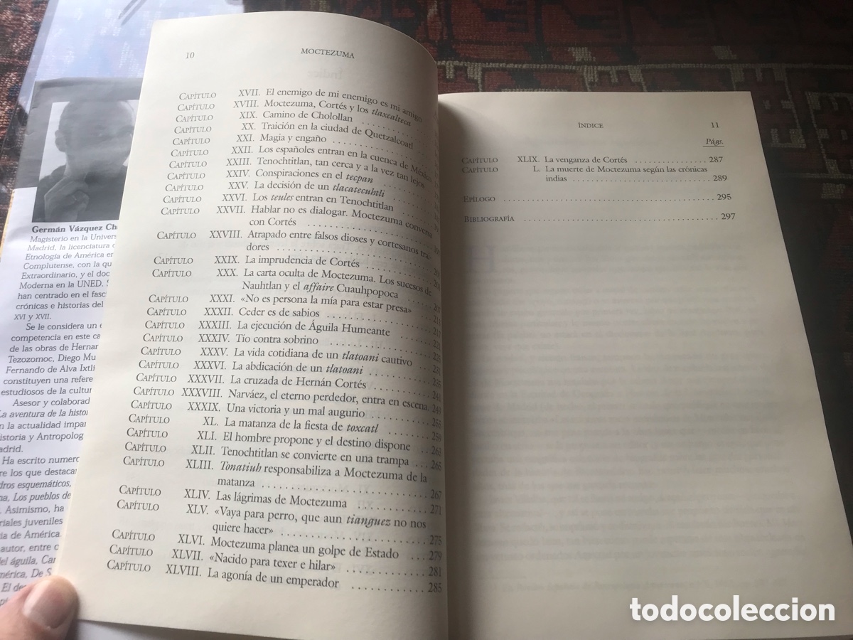 Libros de segunda mano: Moctezuma. Germ&aacute;n V&aacute;zquez Chamorro - Foto 5