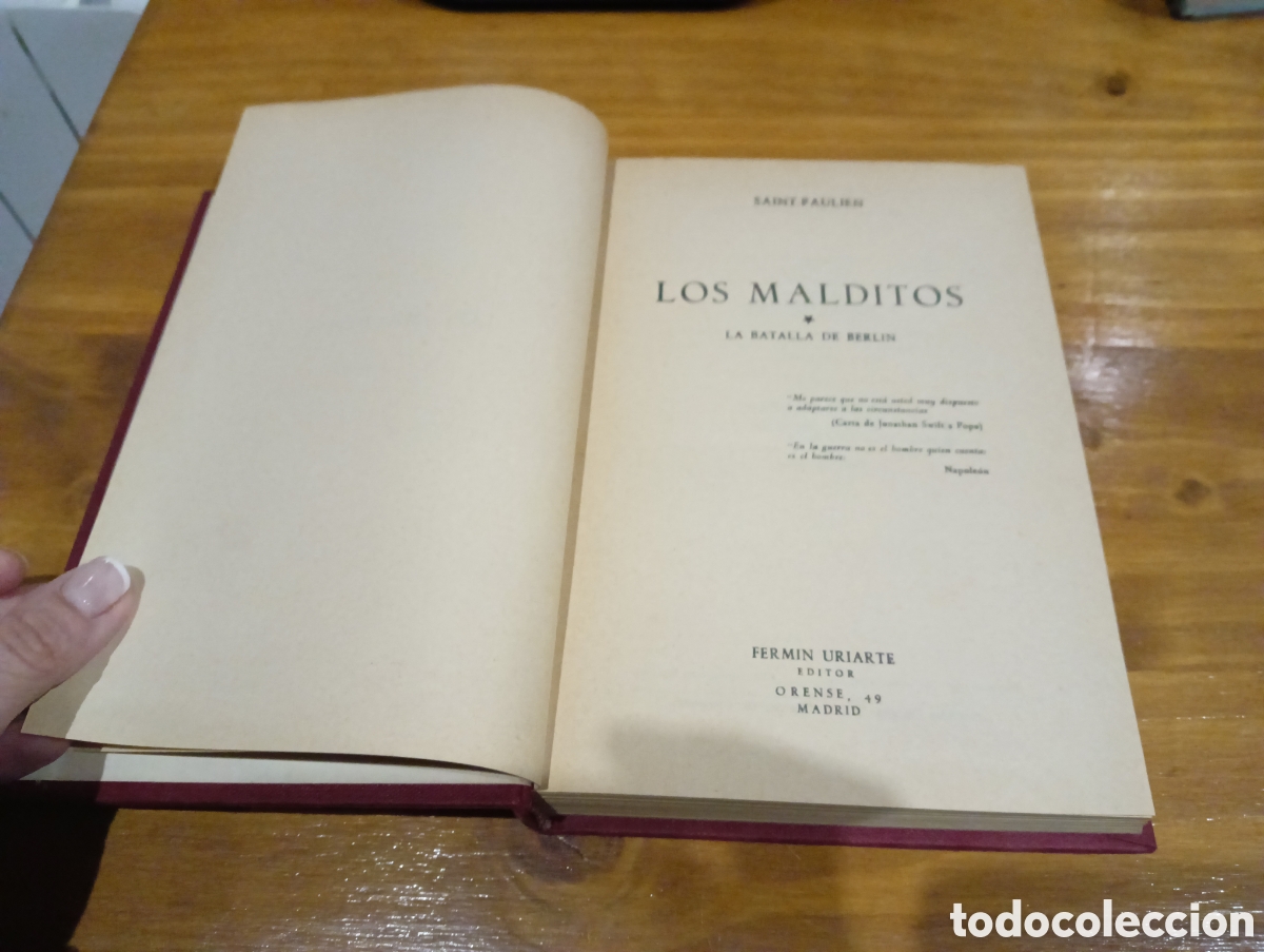Libros de segunda mano: Los malditos. Saint-Paulien - Foto 3