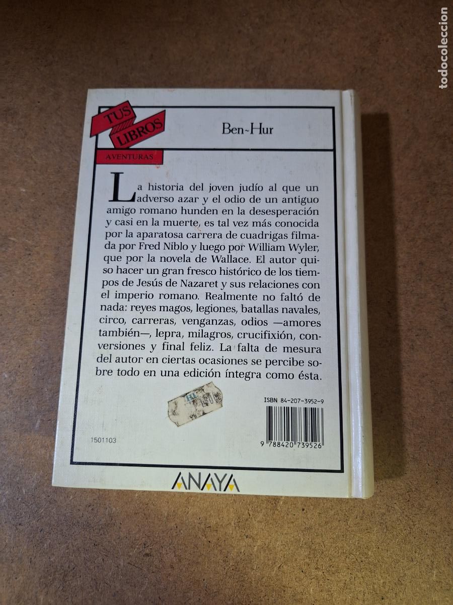 Libros de segunda mano: Ben-Hur - Lewis Wallace - Foto 2