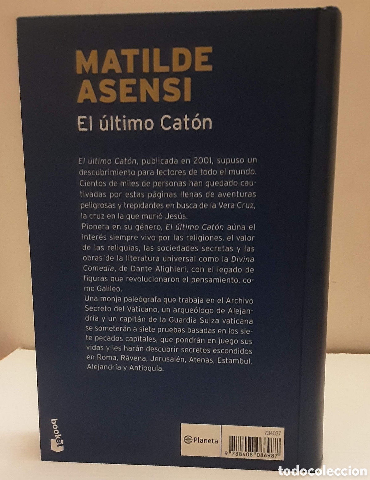 Libros de segunda mano: El &uacute;ltimo Cat&oacute;n, Matilde Asensi. - Foto 3