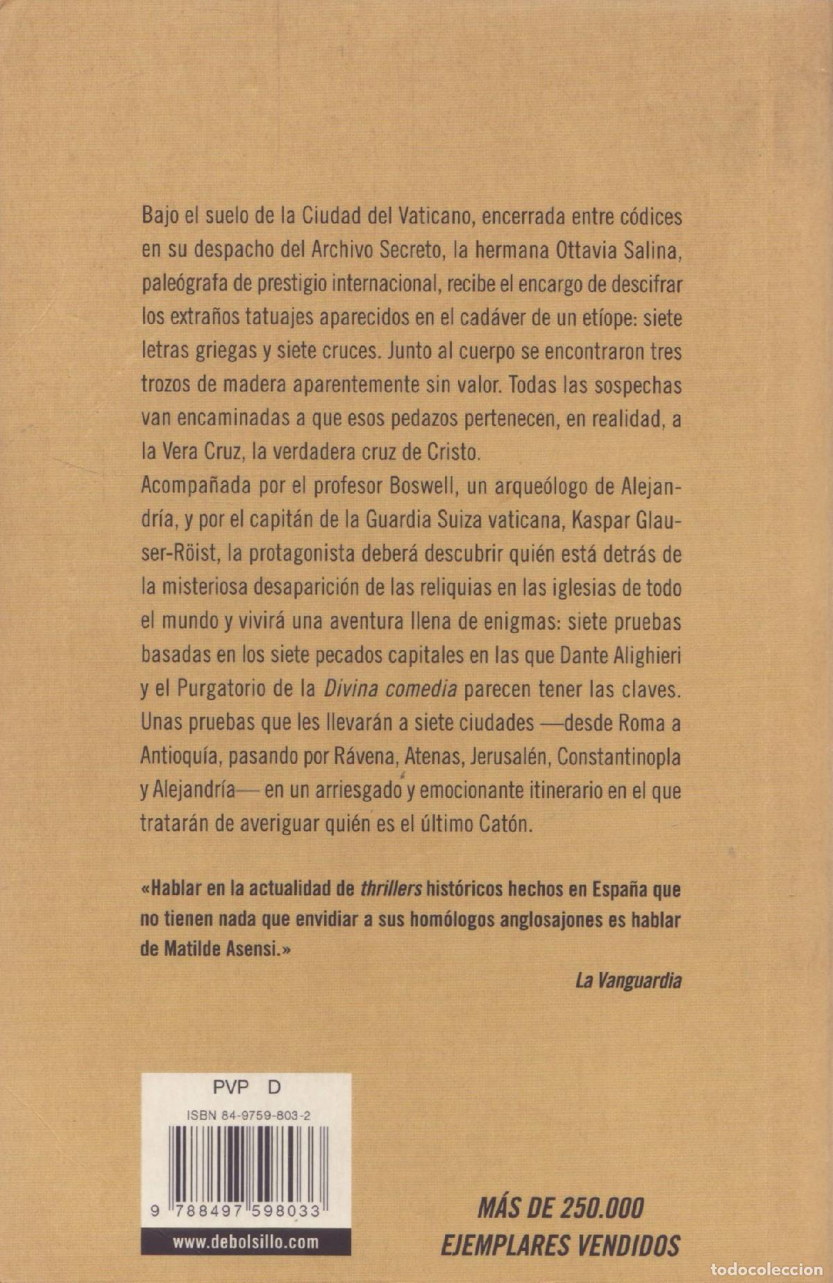 Libros de segunda mano: El ultimo Caton - Asensi, Matilde - Foto 3