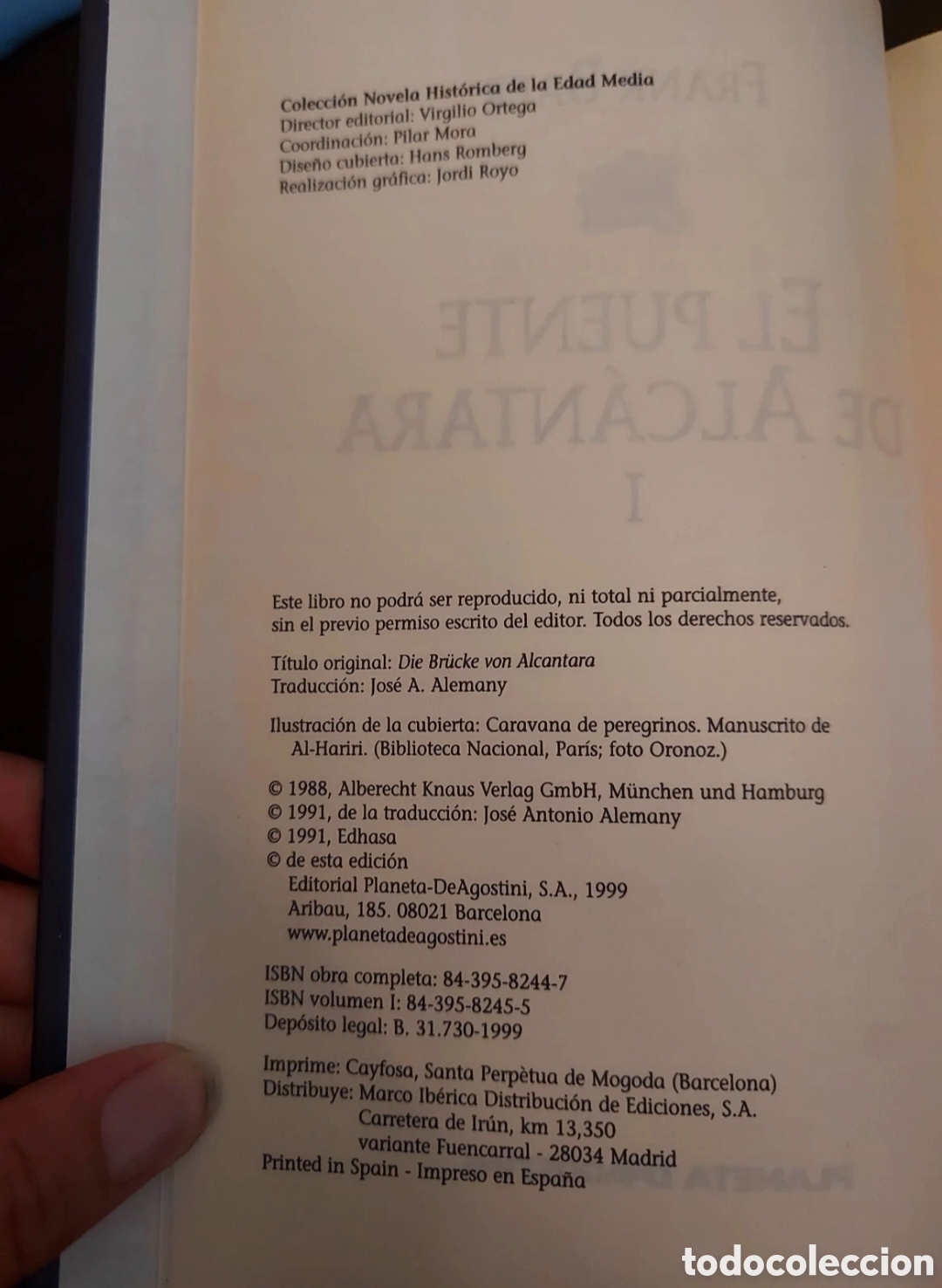 Libros de segunda mano: El puente de Alc&aacute;ntara - Foto 2
