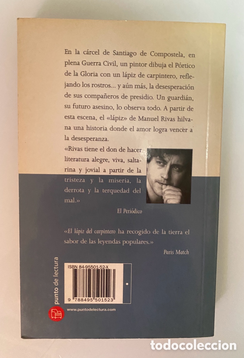 Libros de segunda mano: El l&aacute;piz del carpintero - RIVAS, Manuel - Foto 2