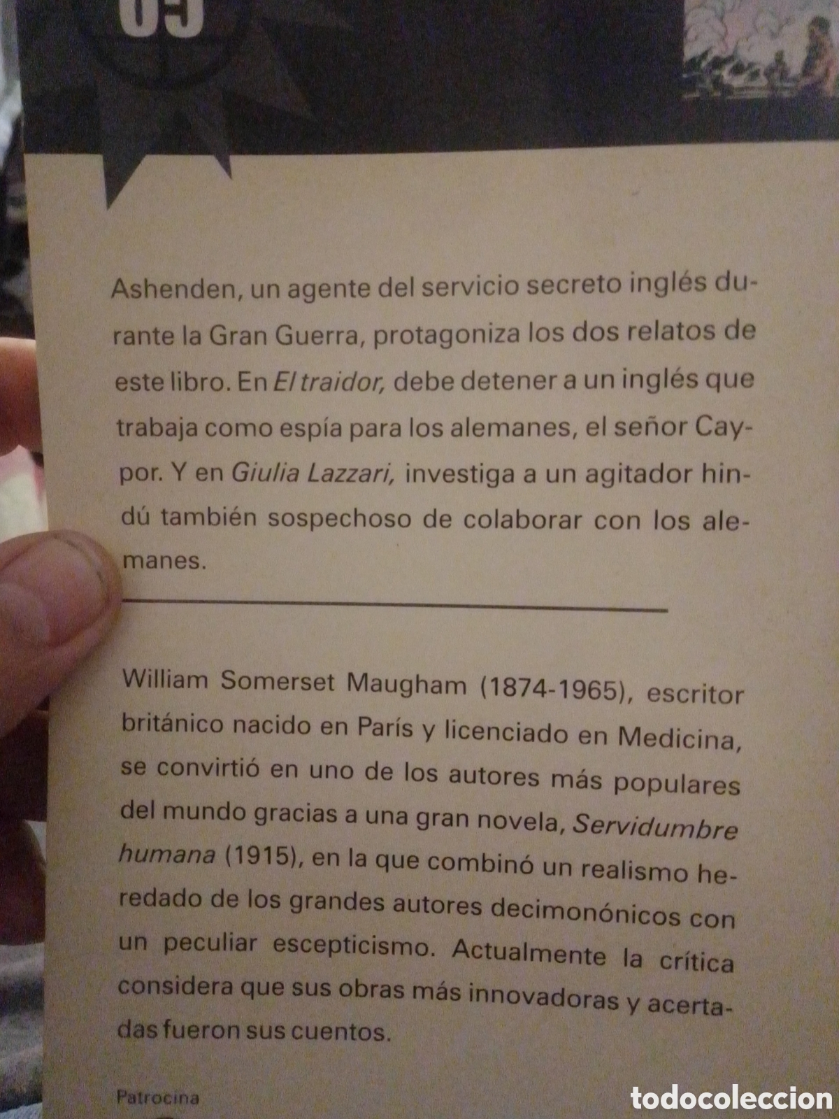Libros de segunda mano: El traidor: Maugham, William Somerset - Foto 2