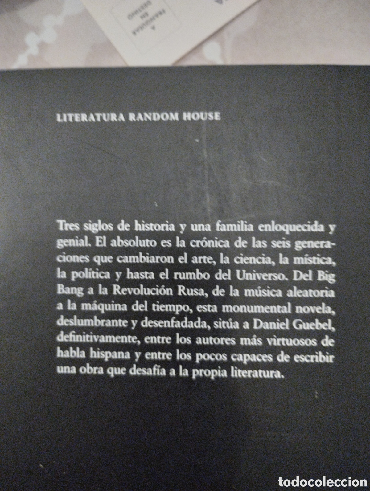 Libros de segunda mano: EL ABSOLUTO, AUTOR DANIEL GUEBEL - Foto 2
