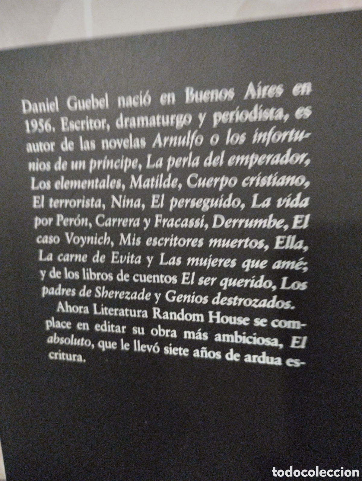 Libros de segunda mano: EL ABSOLUTO, AUTOR DANIEL GUEBEL - Foto 3