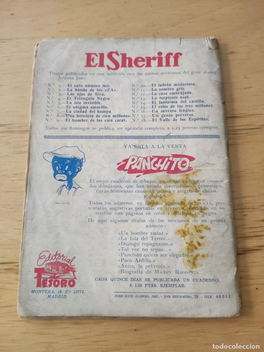 Libros de segunda mano: El valle de los esp&iacute;ritus. Colecci&oacute;n El Sheriff. - Foto 2