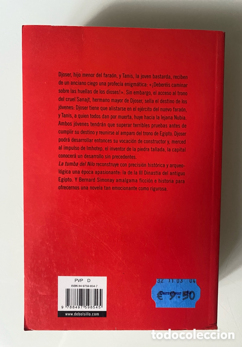 Libros de segunda mano: La tumba del Nilo - SIMONAY, Bernard - Foto 2
