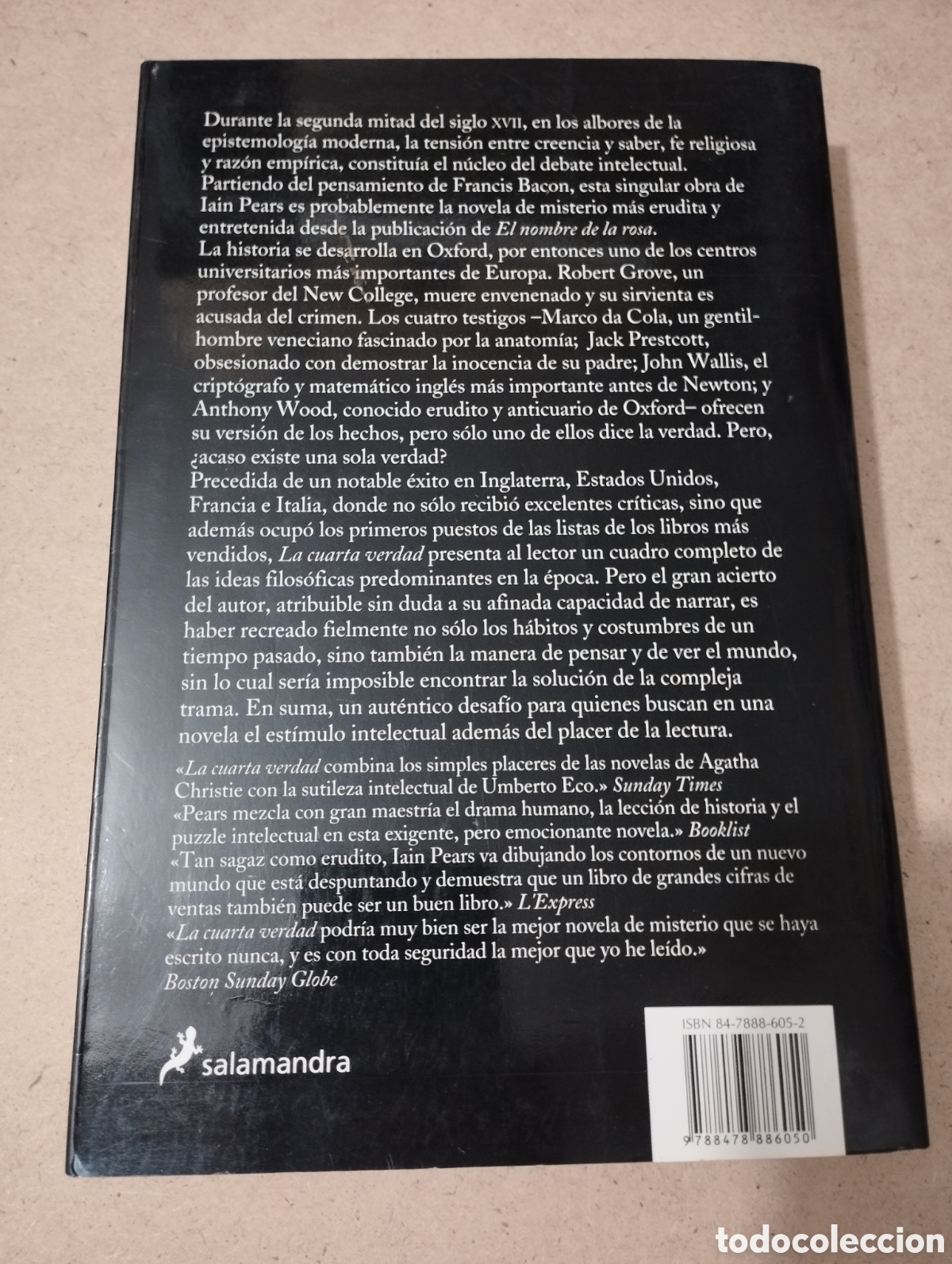 Libros de segunda mano: LA CUARTA VERDAD (IAIN PEARS) - Foto 5