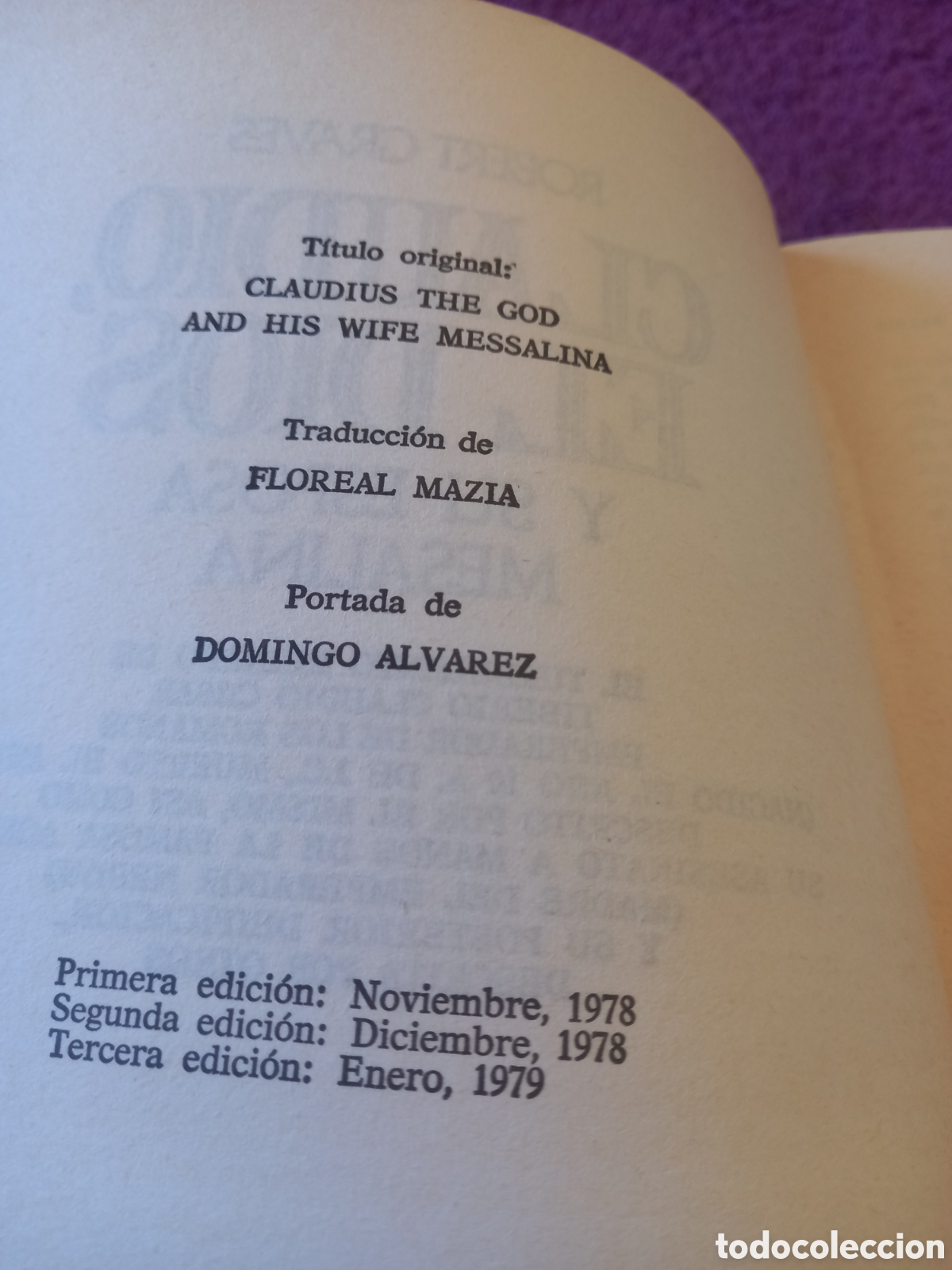 Libros de segunda mano: Yo, Claudio/ Claudio, el Dios. Robert Graves. - Foto 8