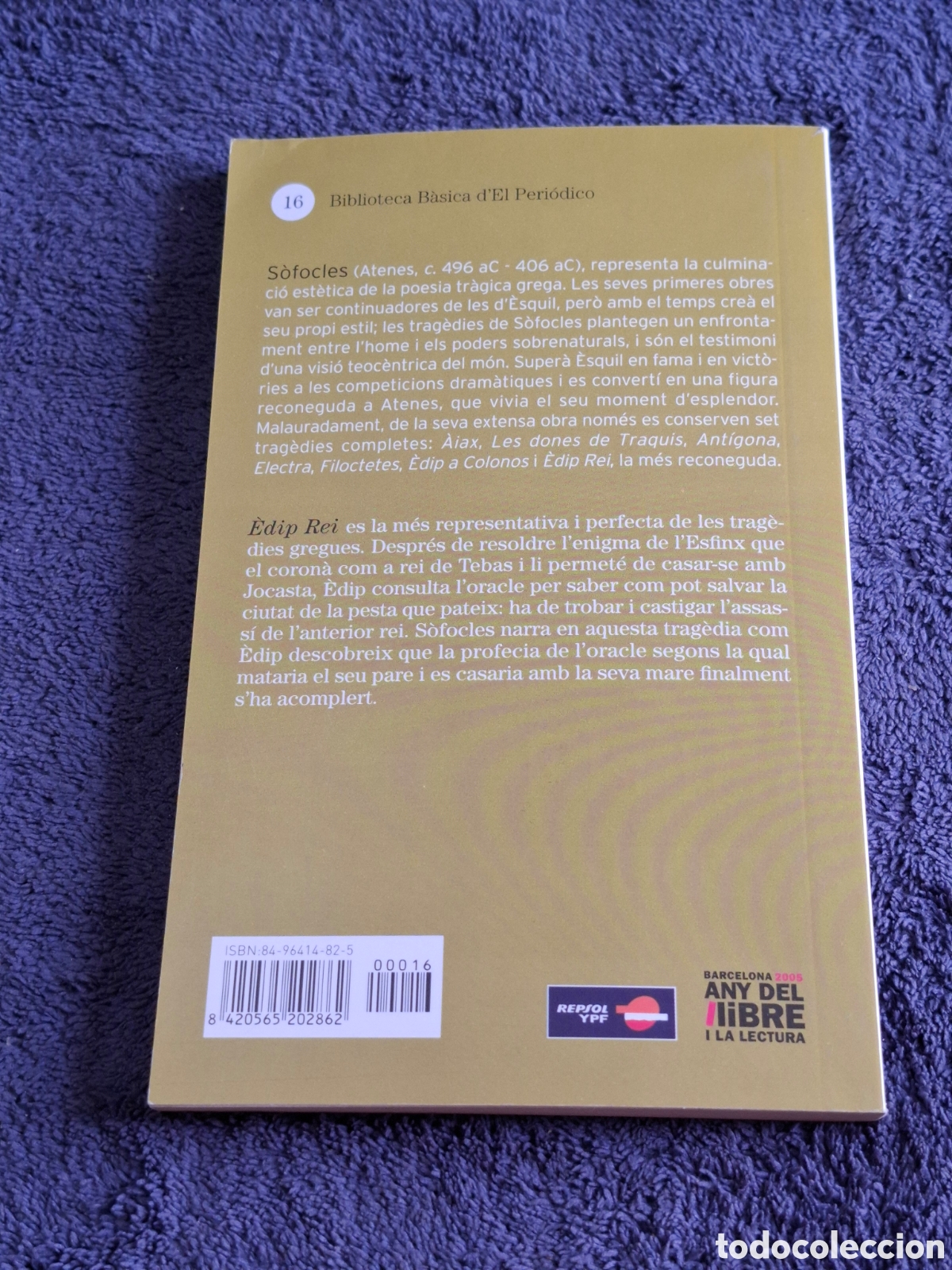 Libros de segunda mano: L15. &Egrave;dip Rei - S&ograve;focles, Sapiens 2005. - Foto 3
