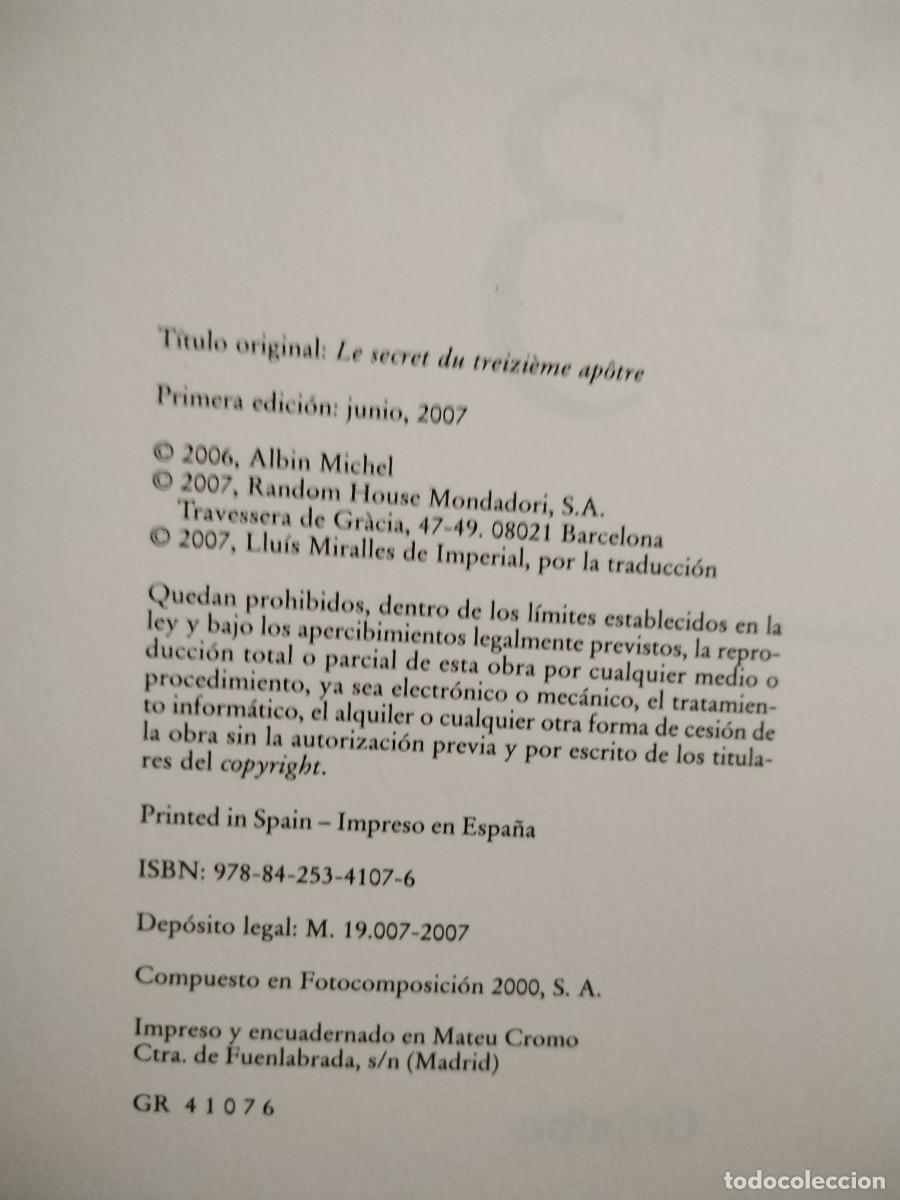 Libros de segunda mano: El apostol n&uacute;mero 13 - Foto 10