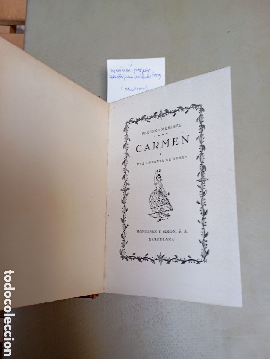 Libros de segunda mano: Carmen y una corrida de toros. - Foto 2