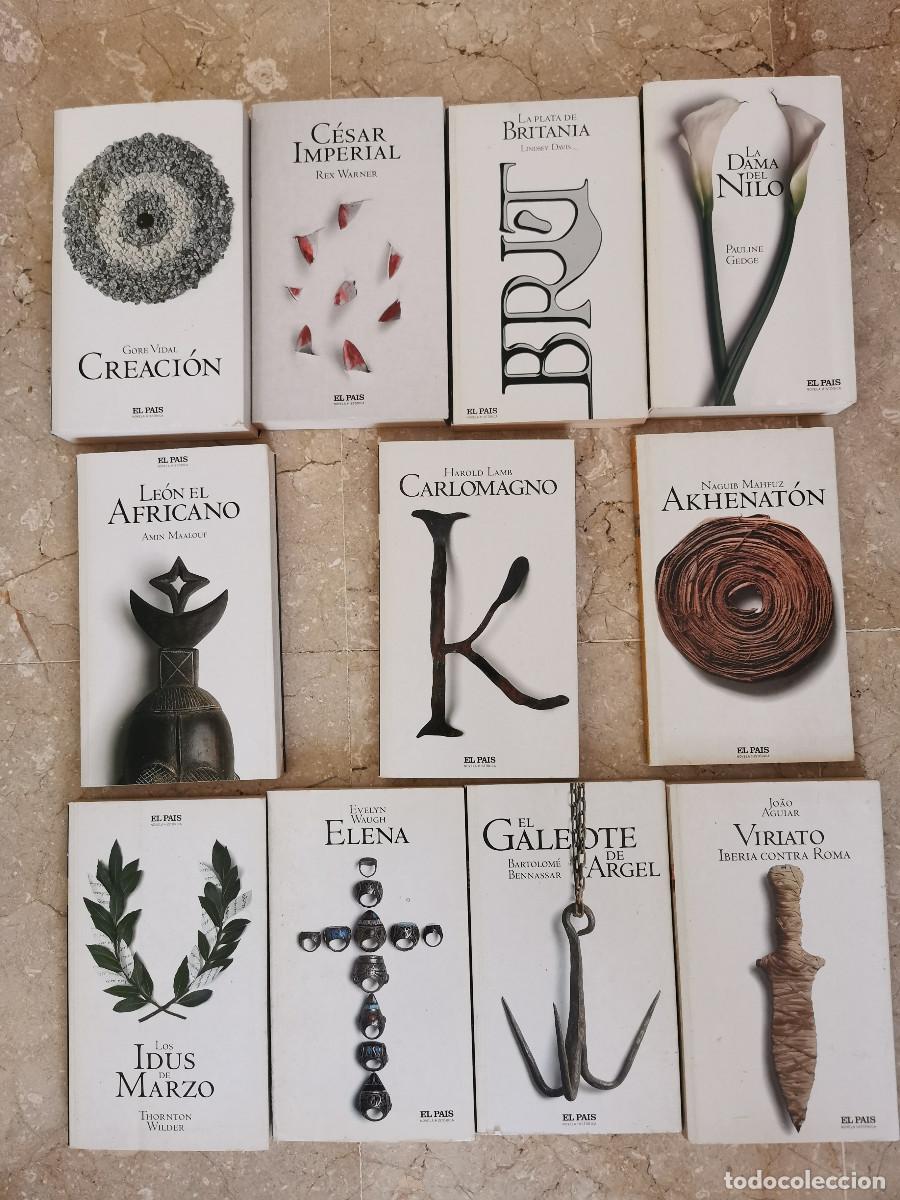 Libros de segunda mano: EL PAIS AKHENAT&Oacute;N LA DAMA DEL NILO VIRIATO CREACI&Oacute;N TROYA C&Eacute;SAR IMPERIAL LE&Oacute;N AFRICANO ELENA