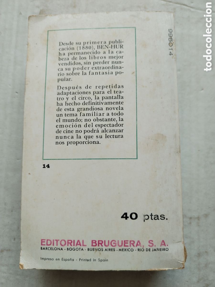 Libros de segunda mano: BEN-HUR/LEWIS WALLACE - Foto 3