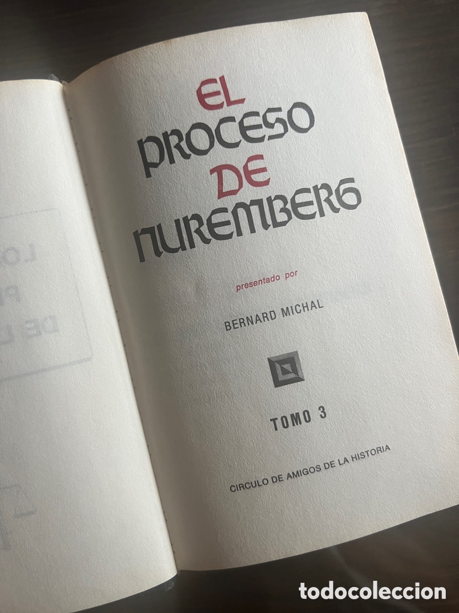 Libros de segunda mano: El proceso de Nuremberg - Foto 3