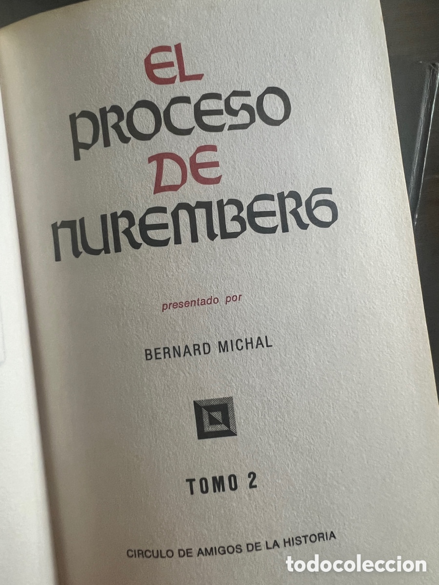 Libros de segunda mano: El proceso de Nuremberg - Foto 4