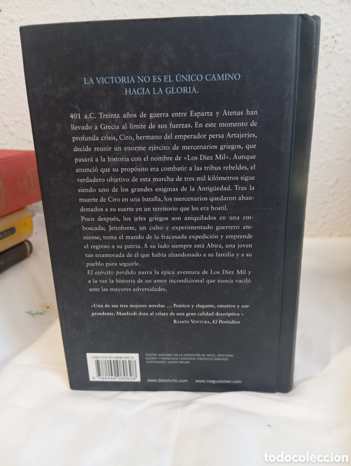 Libros de segunda mano: El ej&eacute;rcito perdido. Valerio Massimo Manfredi - Foto 2