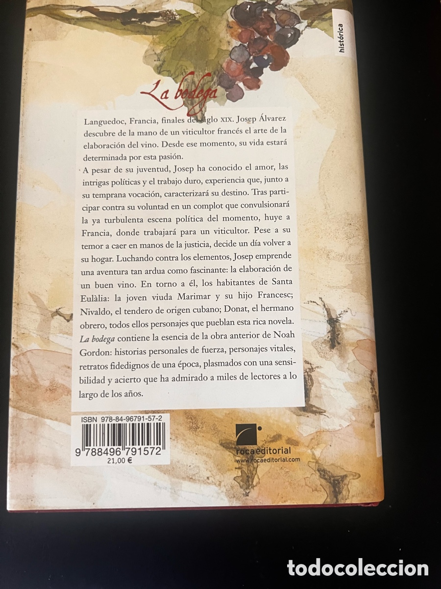 Libros de segunda mano: La bodega . Noah Gordon. - Foto 2