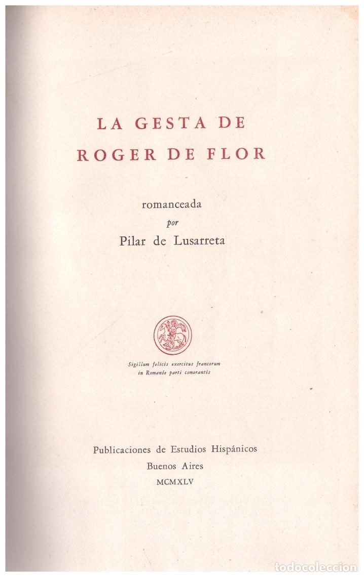 Libros de segunda mano: LA GESTA DE ROGER DE FLOR - Foto 1