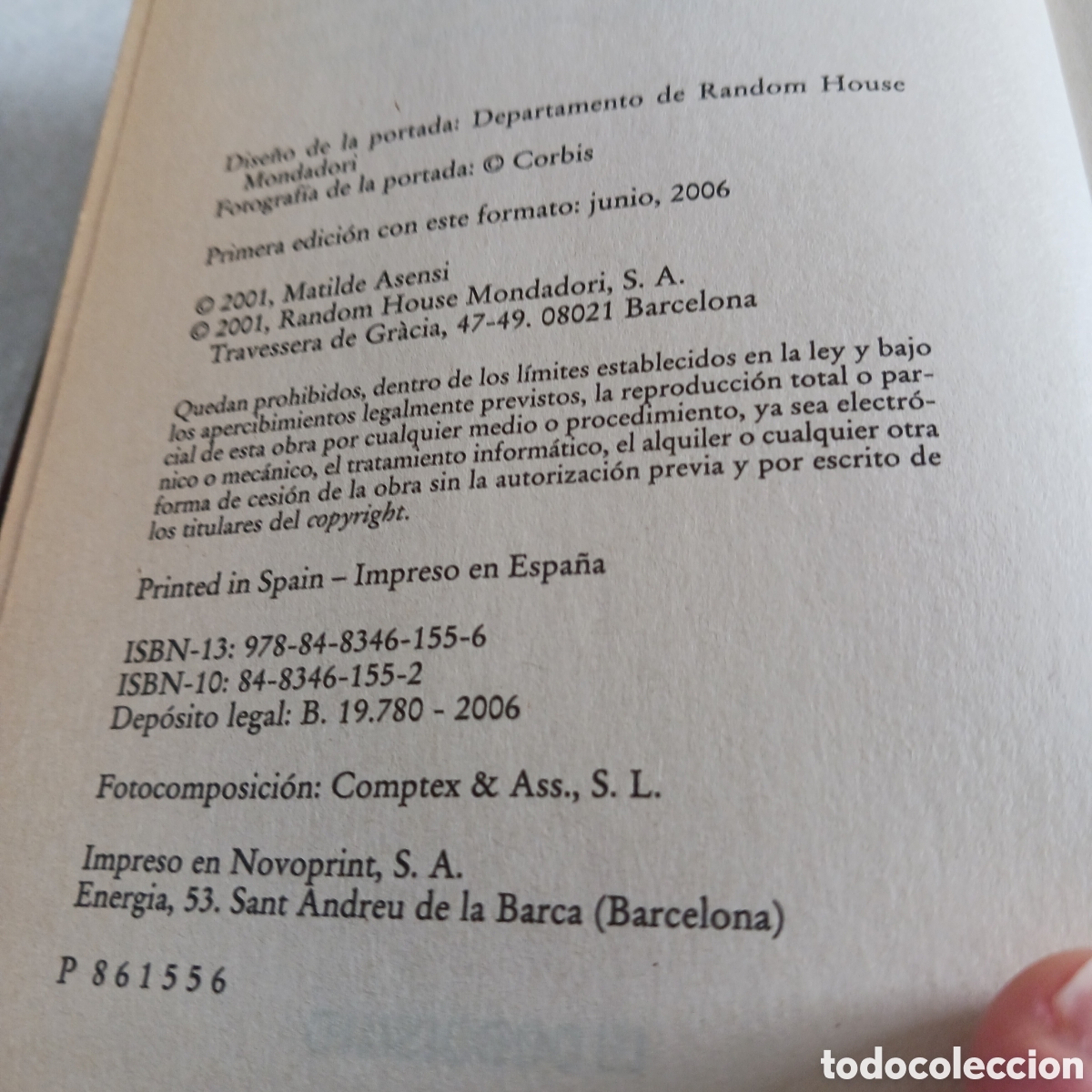 Libros de segunda mano: El &Uacute;ltimo Cat&oacute;n de Matilde Asensi - Foto 4