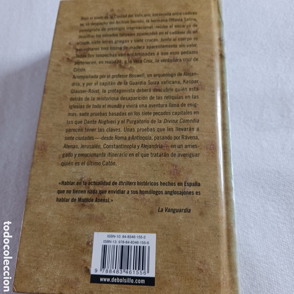 Libros de segunda mano: El &Uacute;ltimo Cat&oacute;n de Matilde Asensi - Foto 7