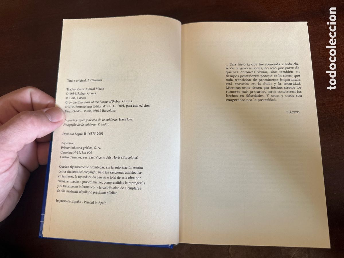 Libros de segunda mano: ROBERT GRAVES Yo, Claudio - Foto 3