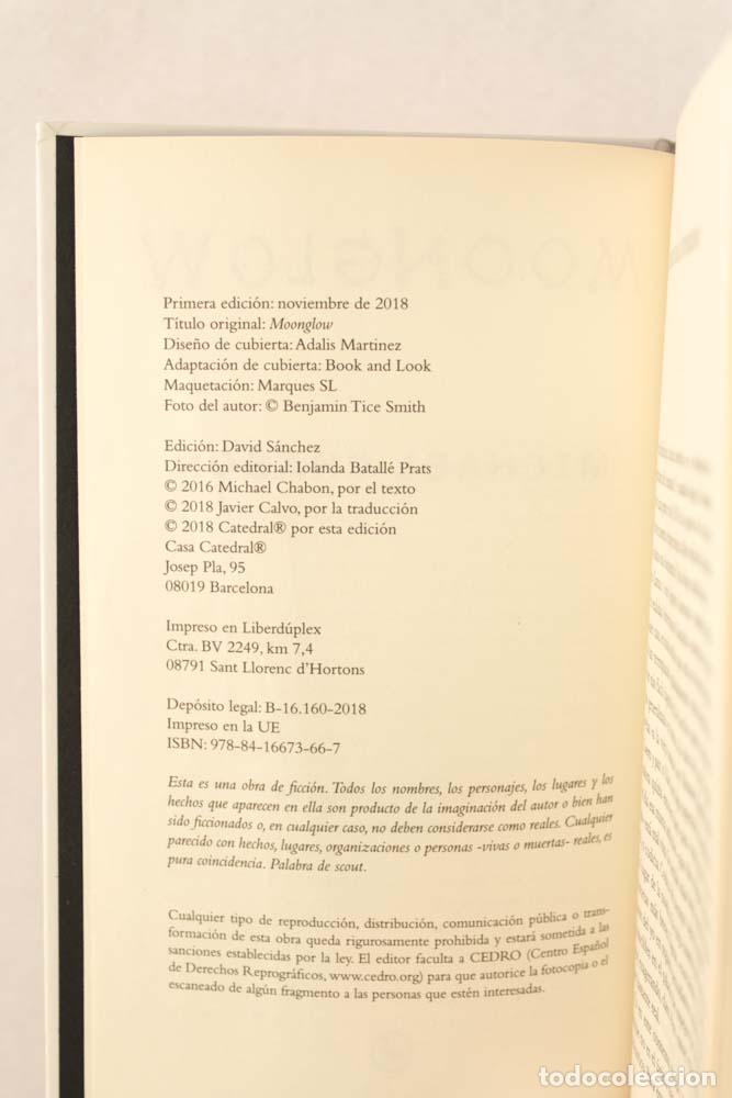 Libros de segunda mano: Moonglow - Michael Chabon - Foto 3