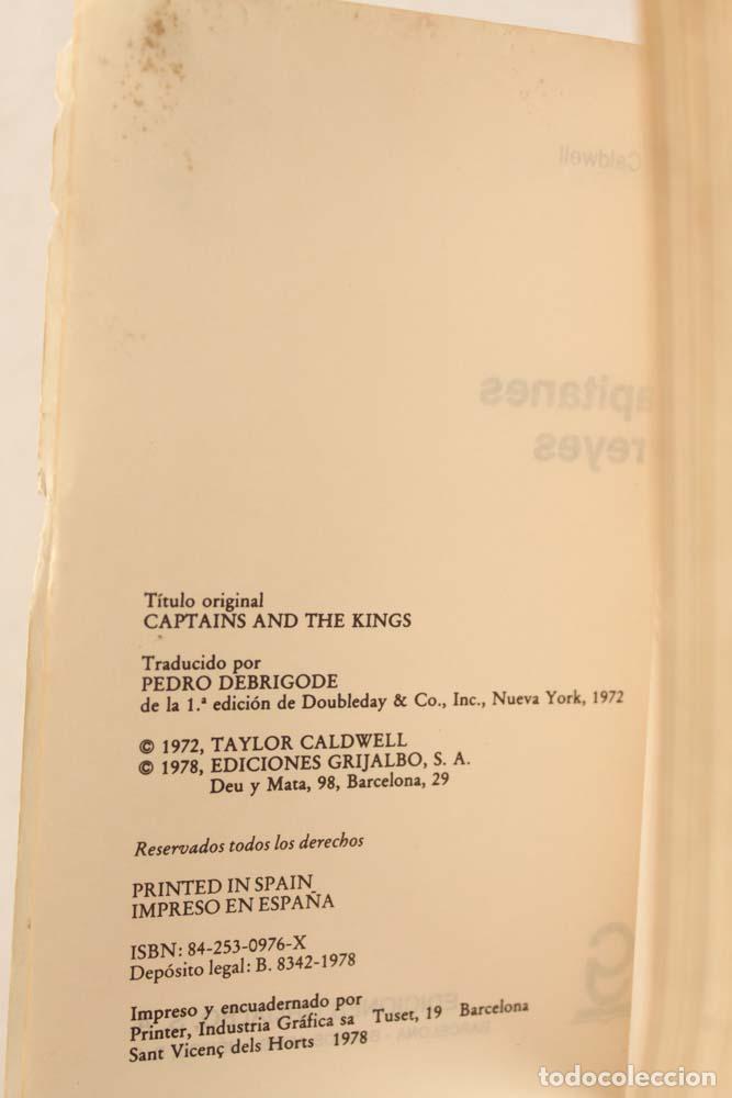 Libros de segunda mano: Capitanes y Reyes - Taylor Caldwell - Foto 3