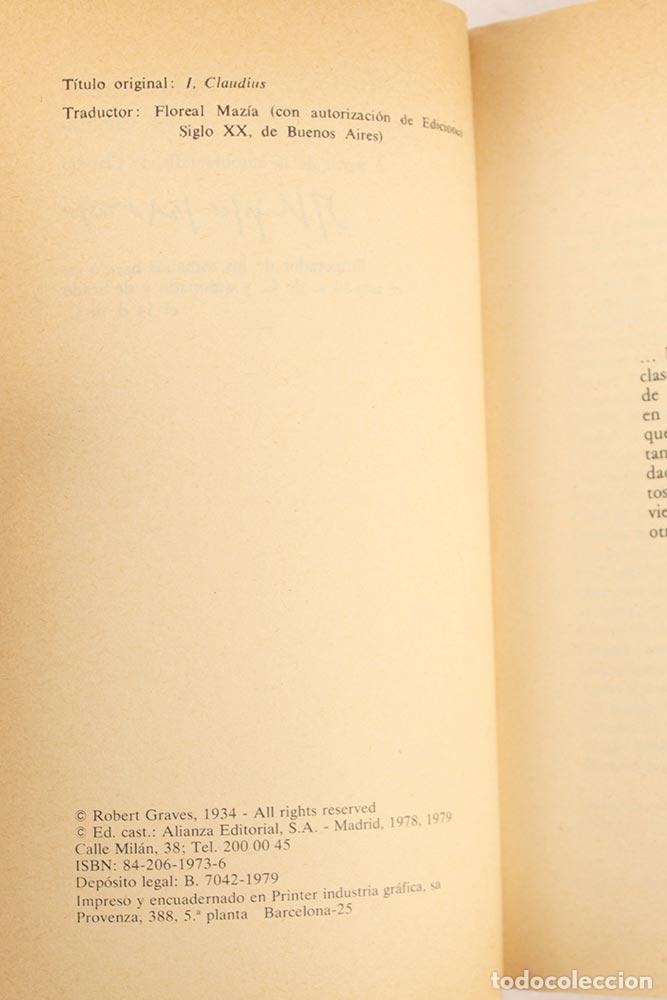 Libros de segunda mano: Yo, Claudio - Robert Graves - Foto 4