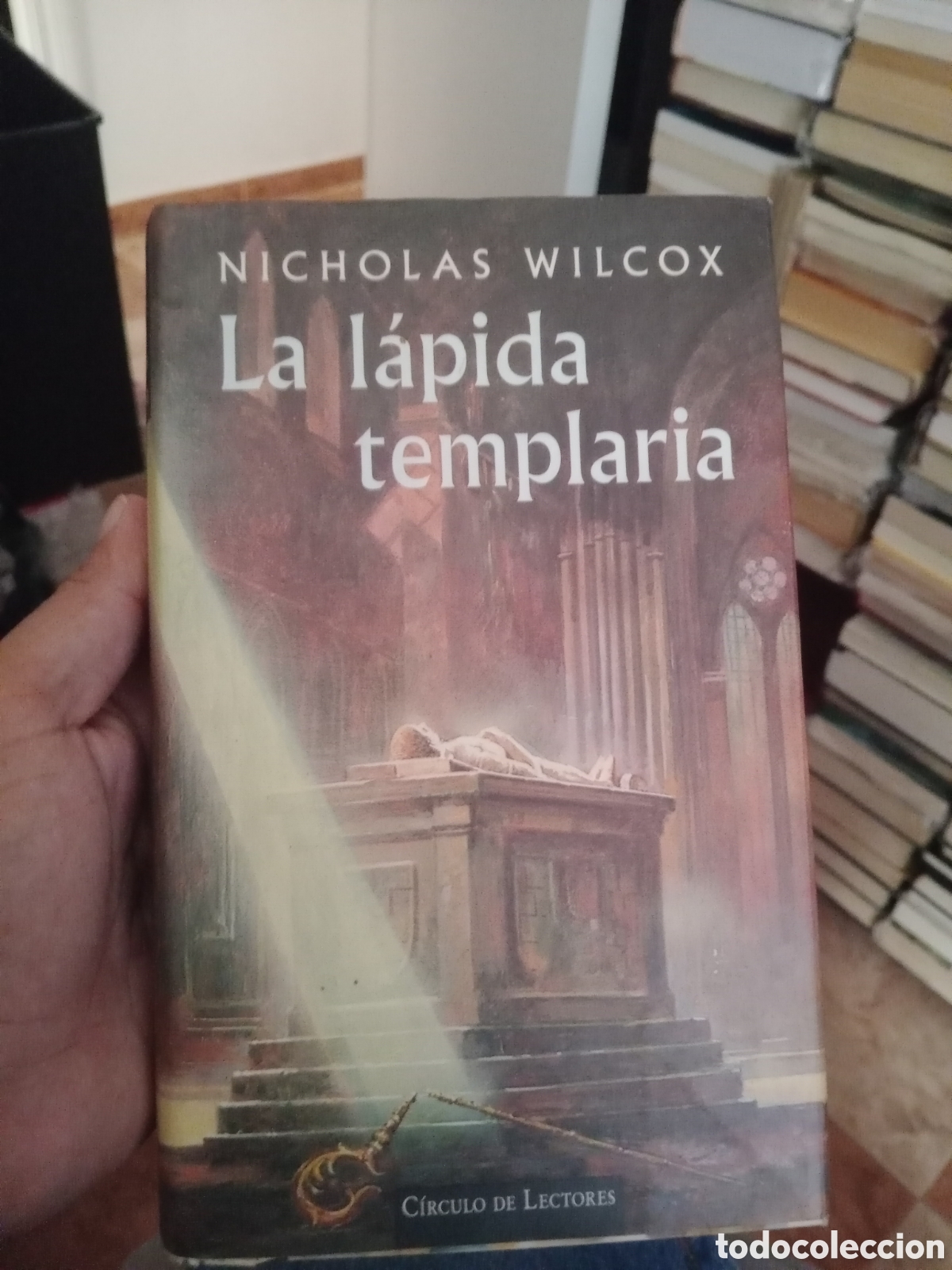 Libros de segunda mano: La l&aacute;pida templaria Nicholas wilcox - Foto 1