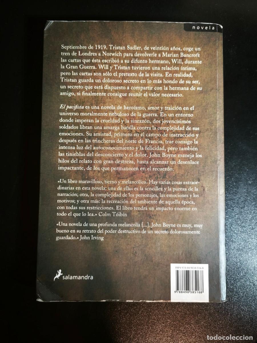 Libros de segunda mano: El pacifista - John Boyne - Foto 2