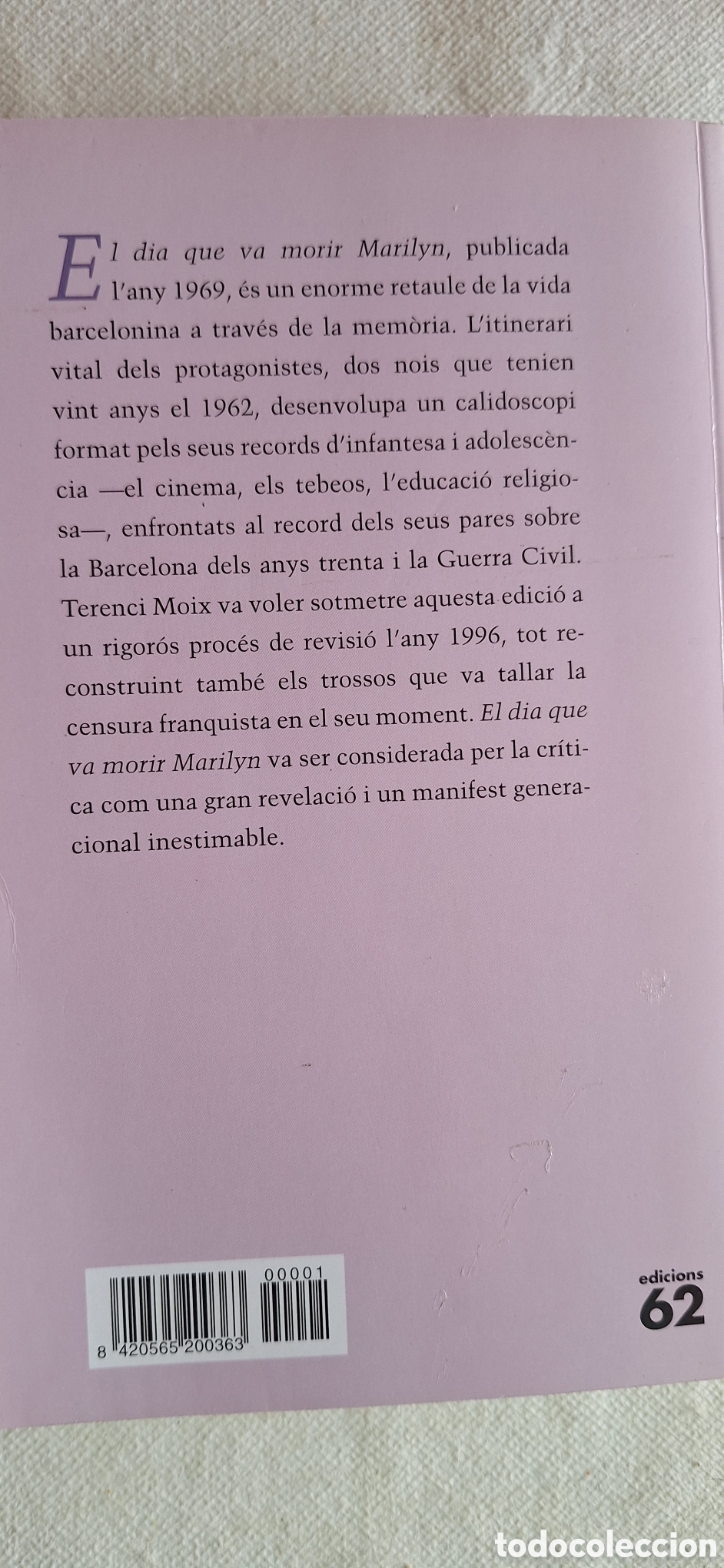 Libros de segunda mano: El d&iacute;a que va morir Marilyn - Foto 7