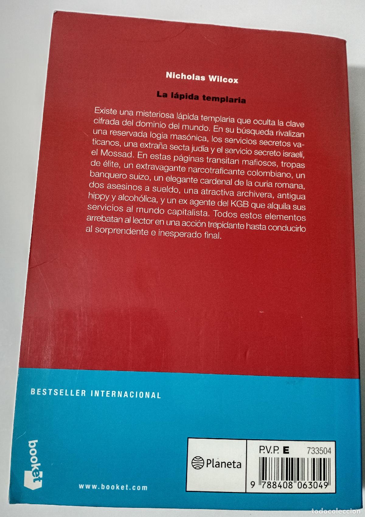 Libros de segunda mano: La lapida templaria - Wilcox, Nicholas - Foto 2