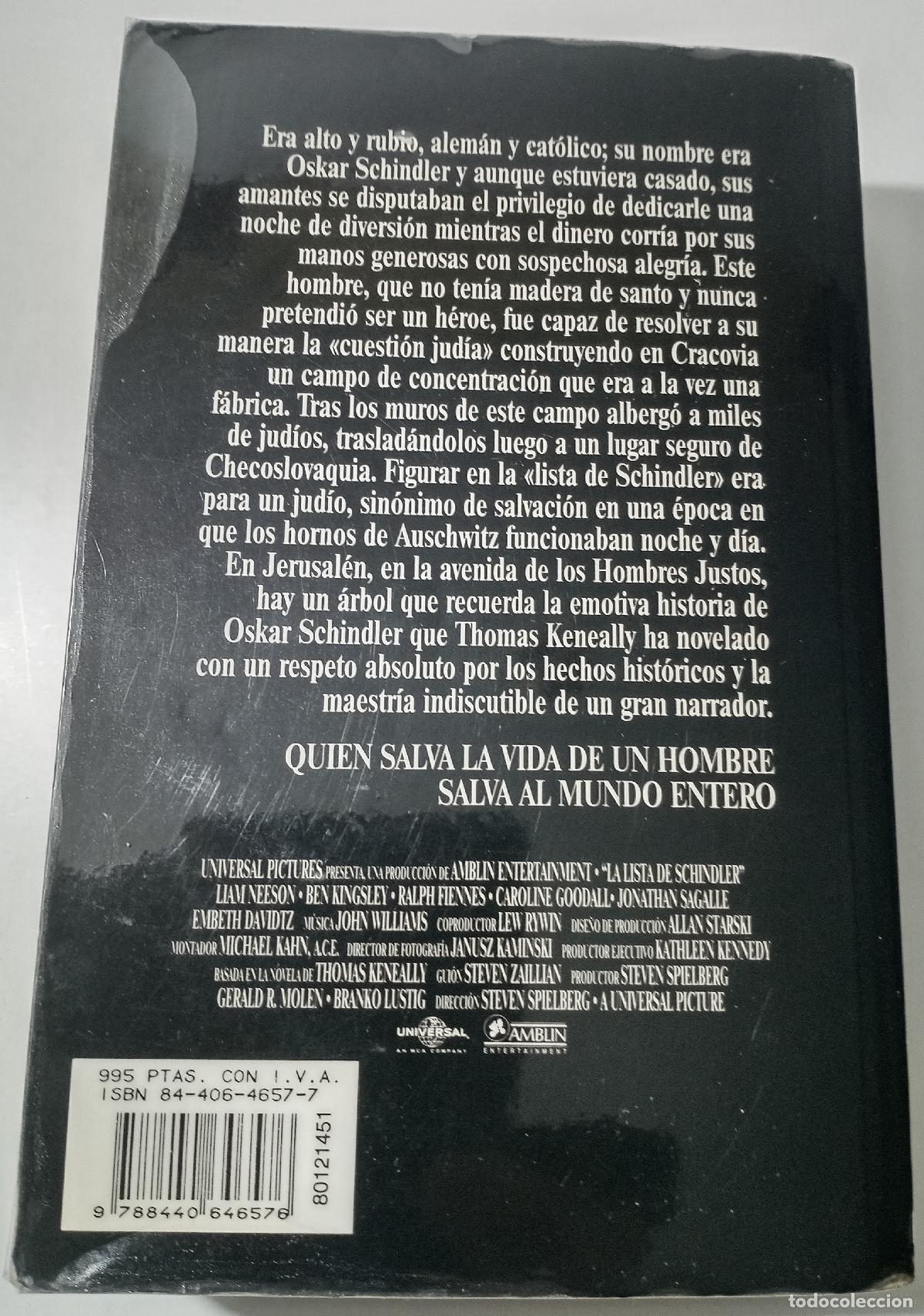 Libros de segunda mano: La lista de Schindler - Keneally, Thomas - Foto 4