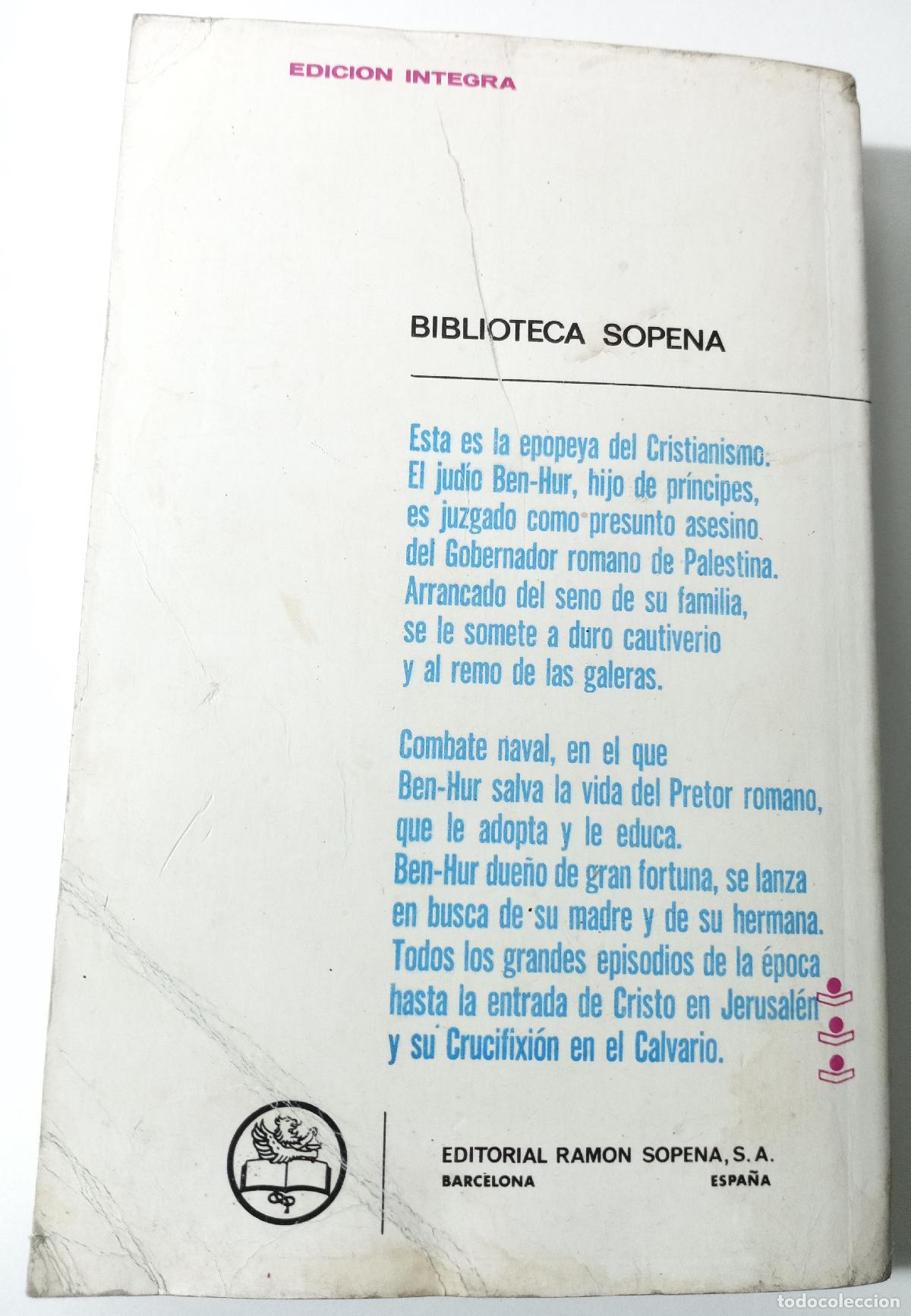 Libros de segunda mano: Ben-Hur - Wallace, Lewis - Foto 3