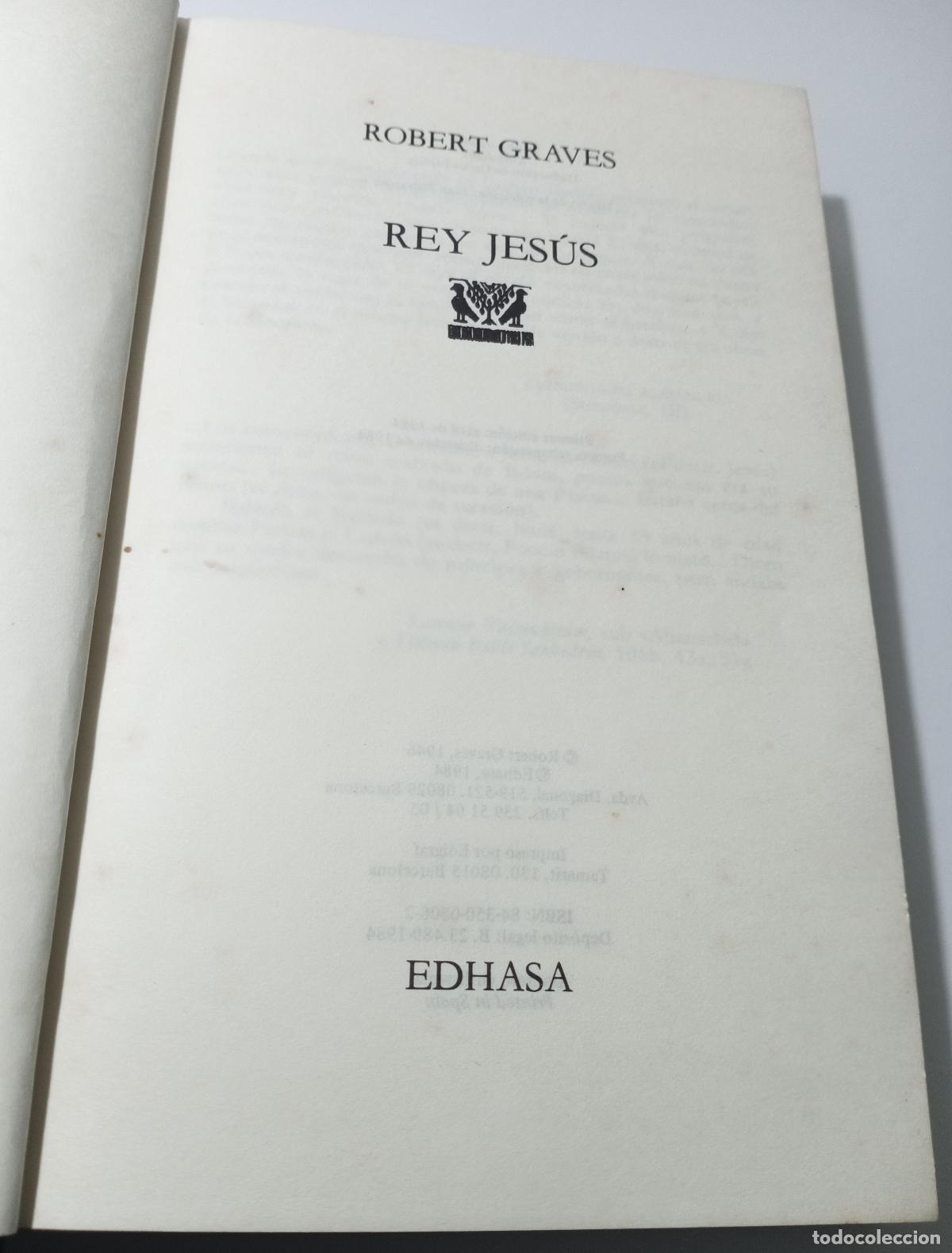 Libros de segunda mano: Rey Jesus - Graves, Robert - Foto 1