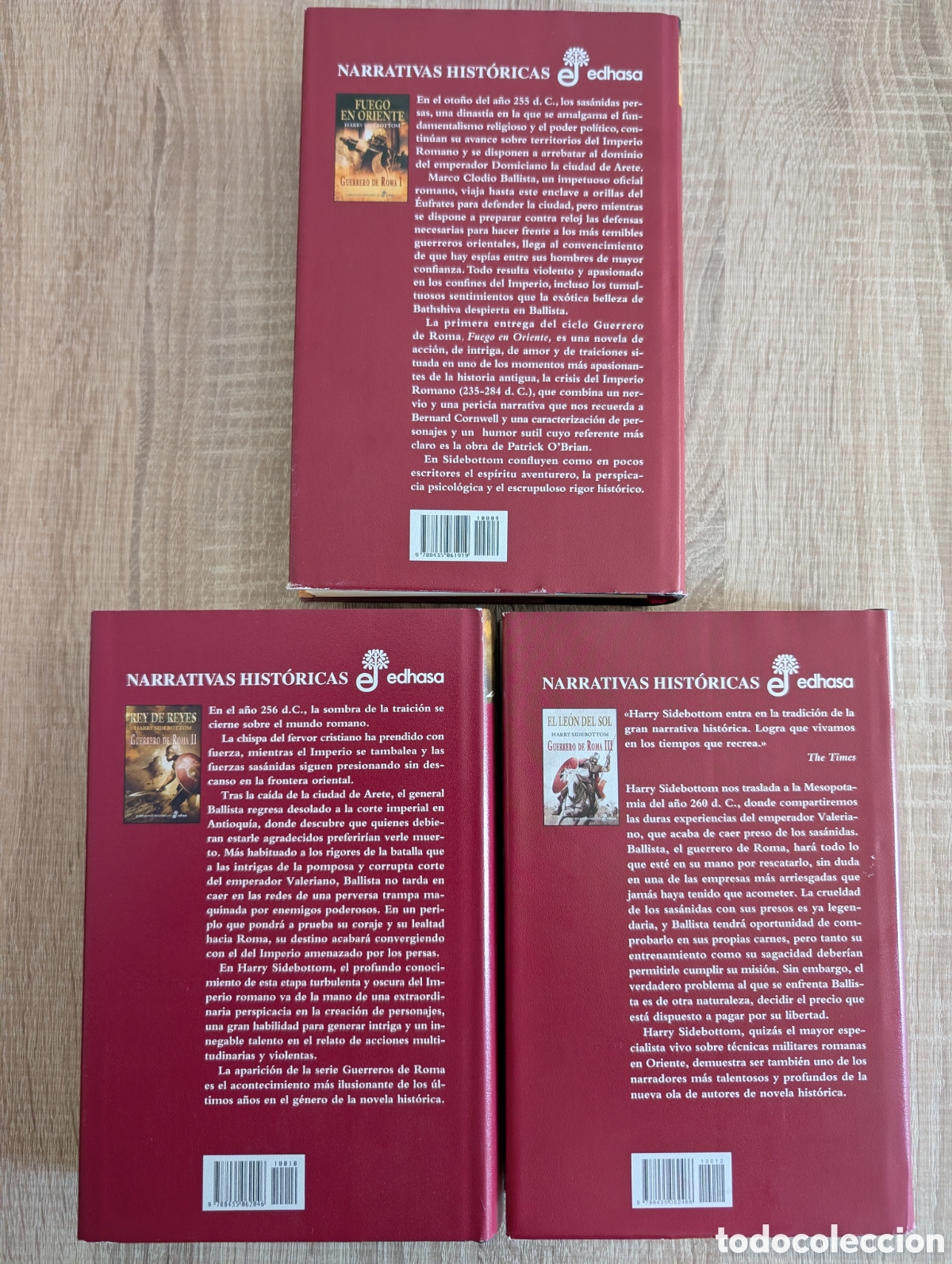 Libros de segunda mano: Guerrero de Roma de Harry Sidebottom. - Foto 2