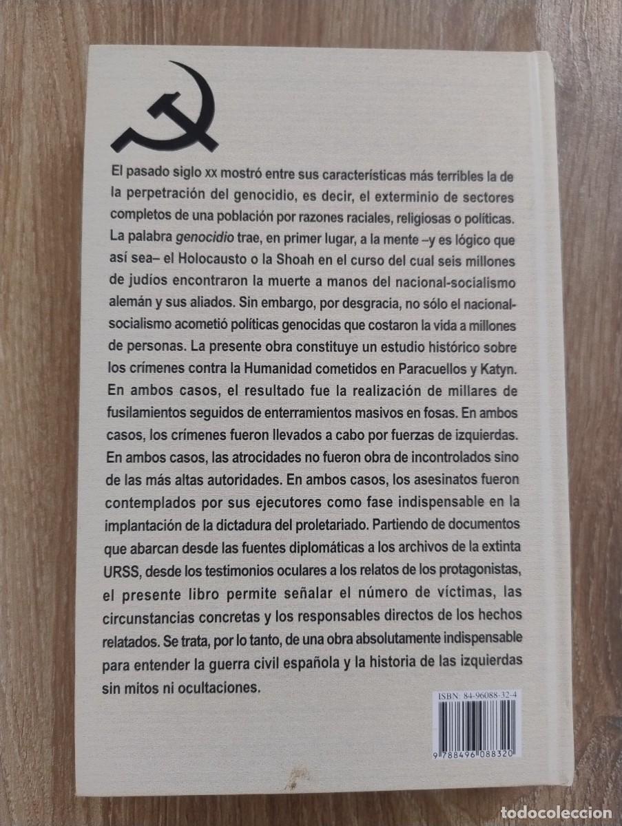 Libros de segunda mano: Paracuellos - Katyn de C&eacute;sar Vidal - Foto 2
