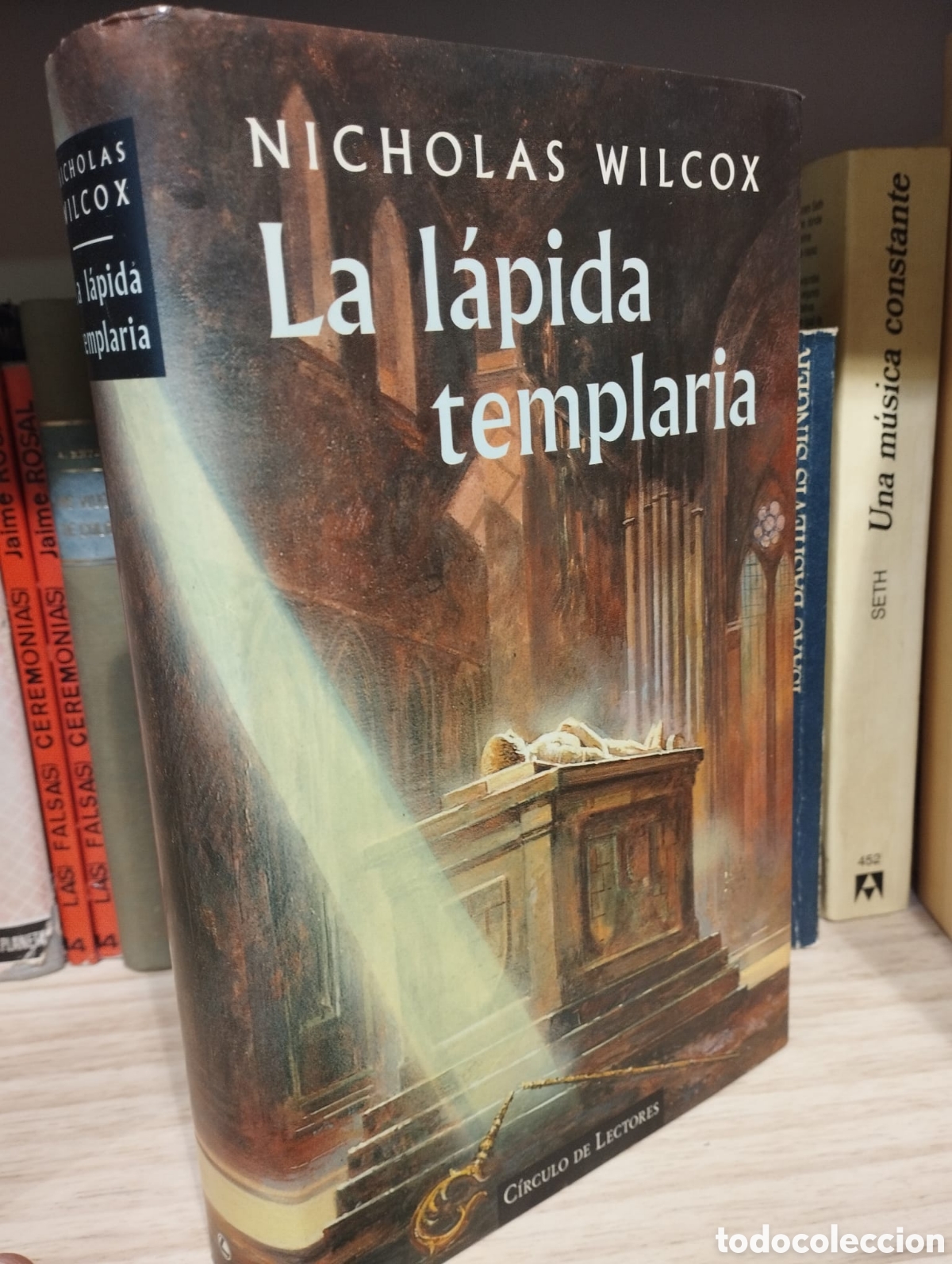 Libros de segunda mano: La l&aacute;pida templaria - Nicholas Wilcox - Foto 1
