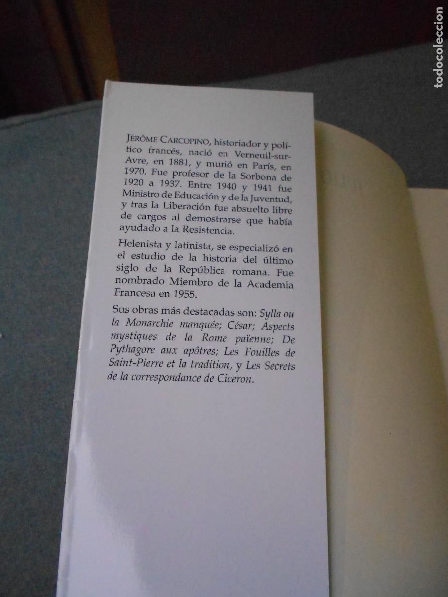 Libros de segunda mano: JULIO CESAR. El proceso clasico de la concentracion del poder. - Foto 2