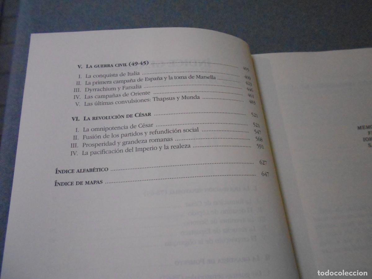 Libros de segunda mano: JULIO CESAR. El proceso clasico de la concentracion del poder. - Foto 5