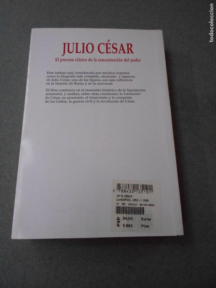 Libros de segunda mano: JULIO CESAR. El proceso clasico de la concentracion del poder. - Foto 8