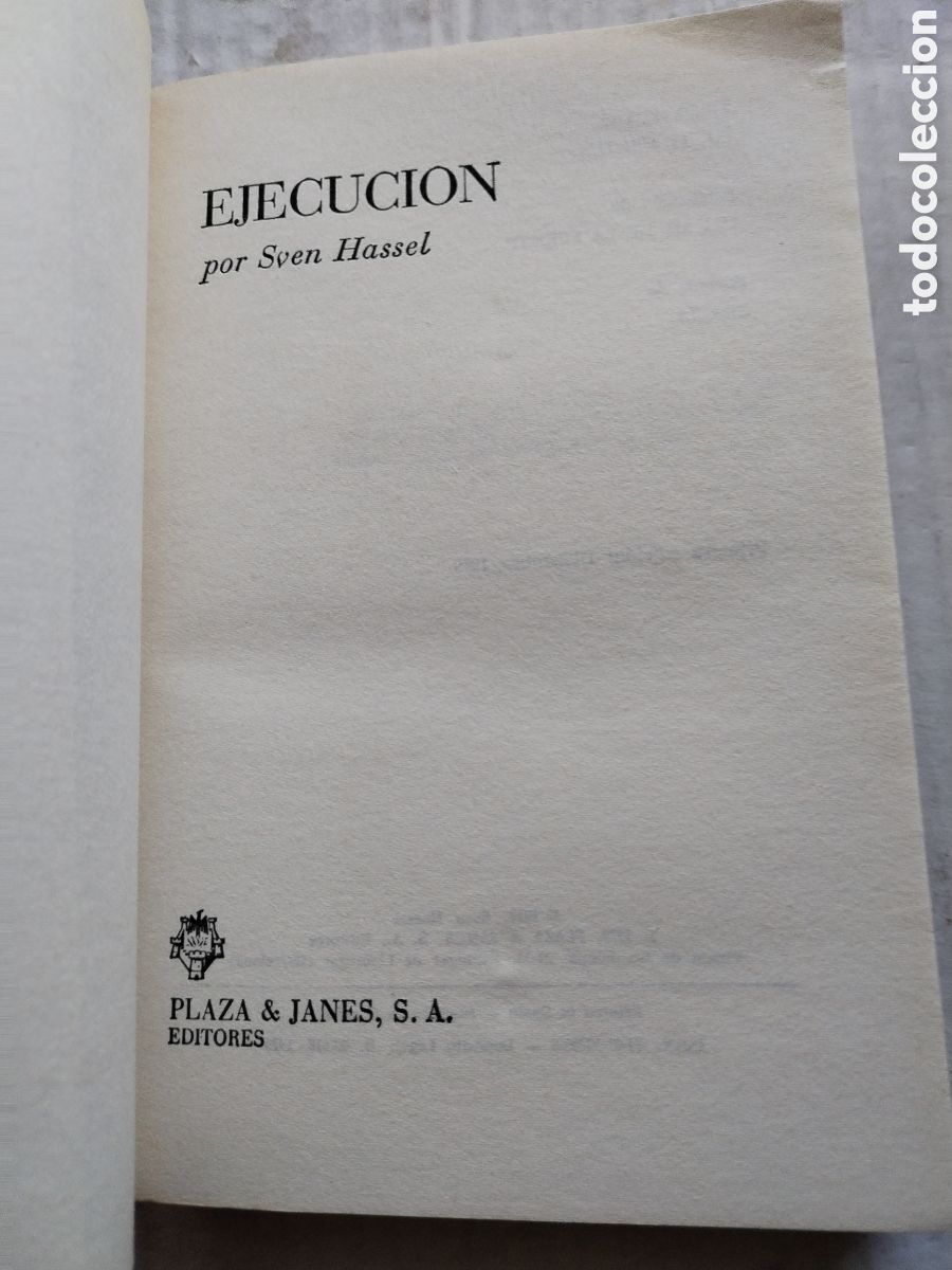 Libros de segunda mano: EJECUCION/SVEN HASSEL - Foto 2