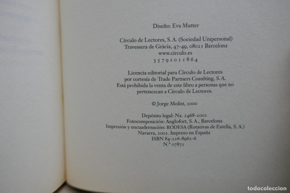 Libros de segunda mano: Jorge Molist - Los muros de Jeric&oacute; - C&iacute;rculo de Lectores - Foto 12