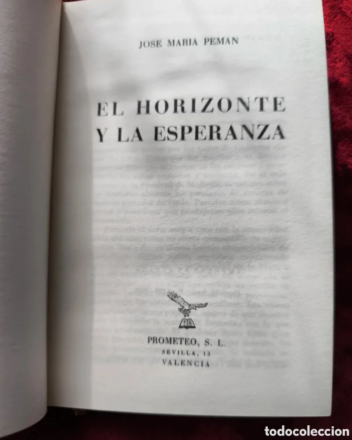 Libros de segunda mano: Libro con dedicatoria Jos&eacute; Mar&iacute;a Pem&aacute;n - Foto 3